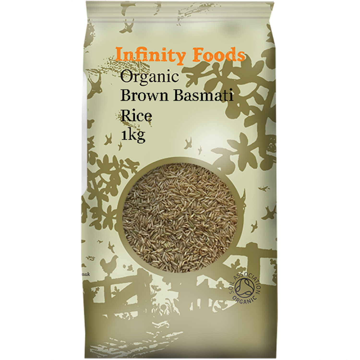 Infinity Organic Brown Basmati Rice (1kg) Organic to your Door
