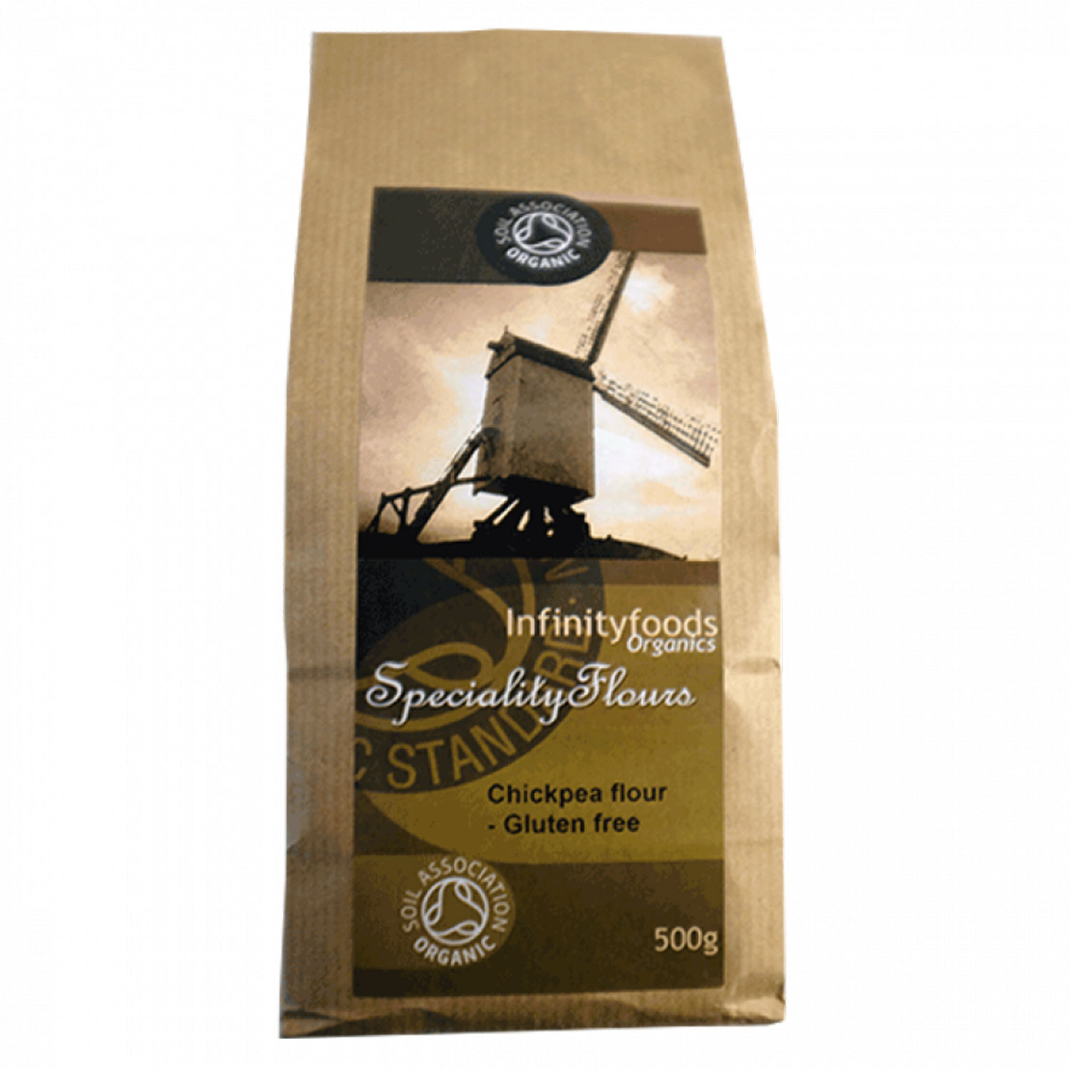 Infinity Organic Chickpea Flour (500g) Organic to your Door