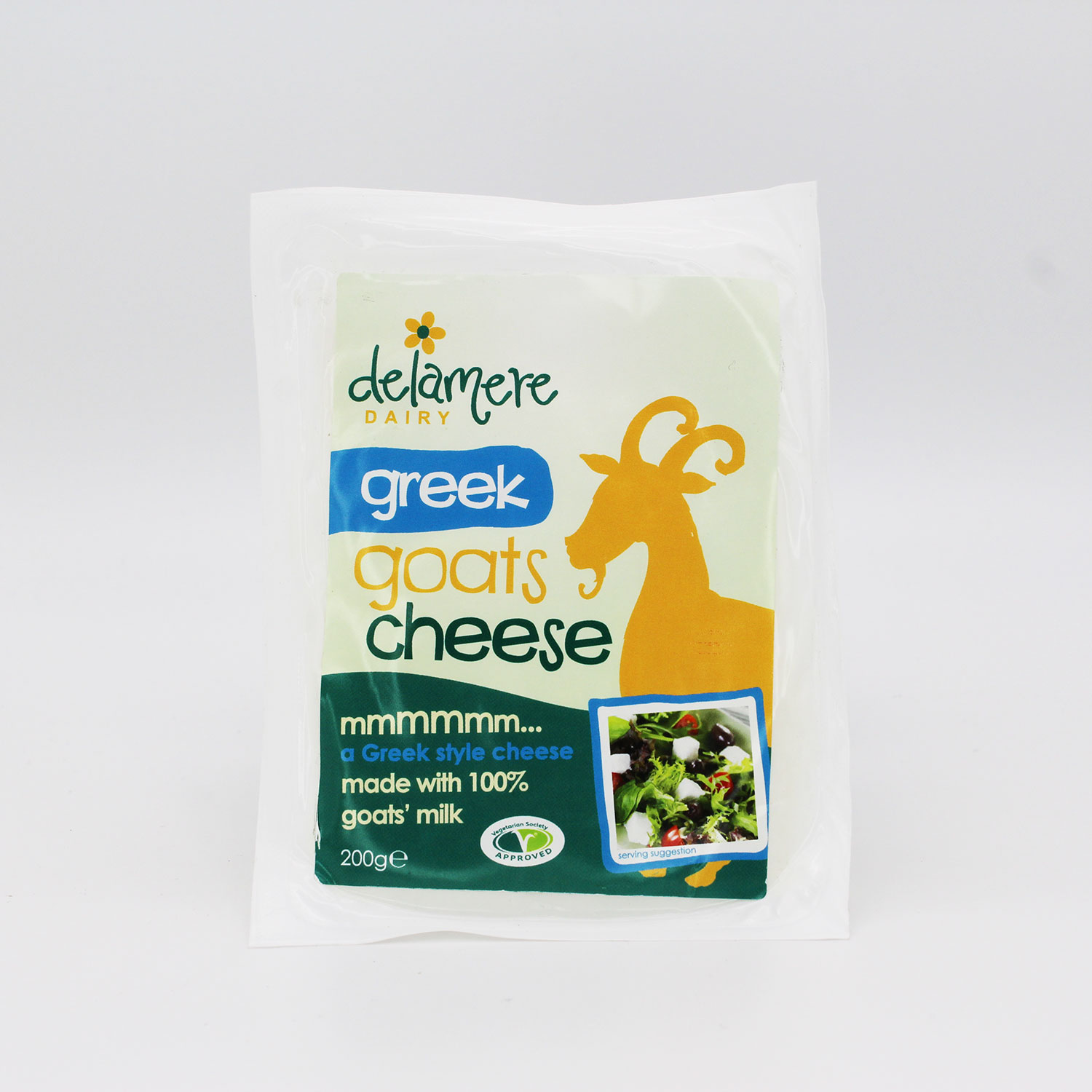 Delamere Greek Style Goat's Cheese (200g) Organic to your Door