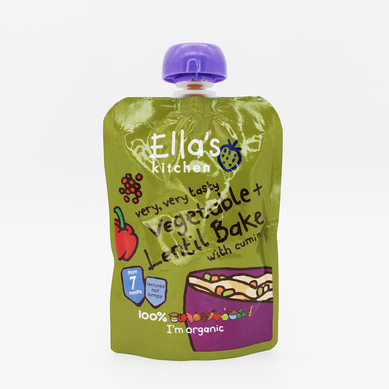 Ella’s Kitchen Organic Vegetable & Lentil Bake (130g) Organic to your