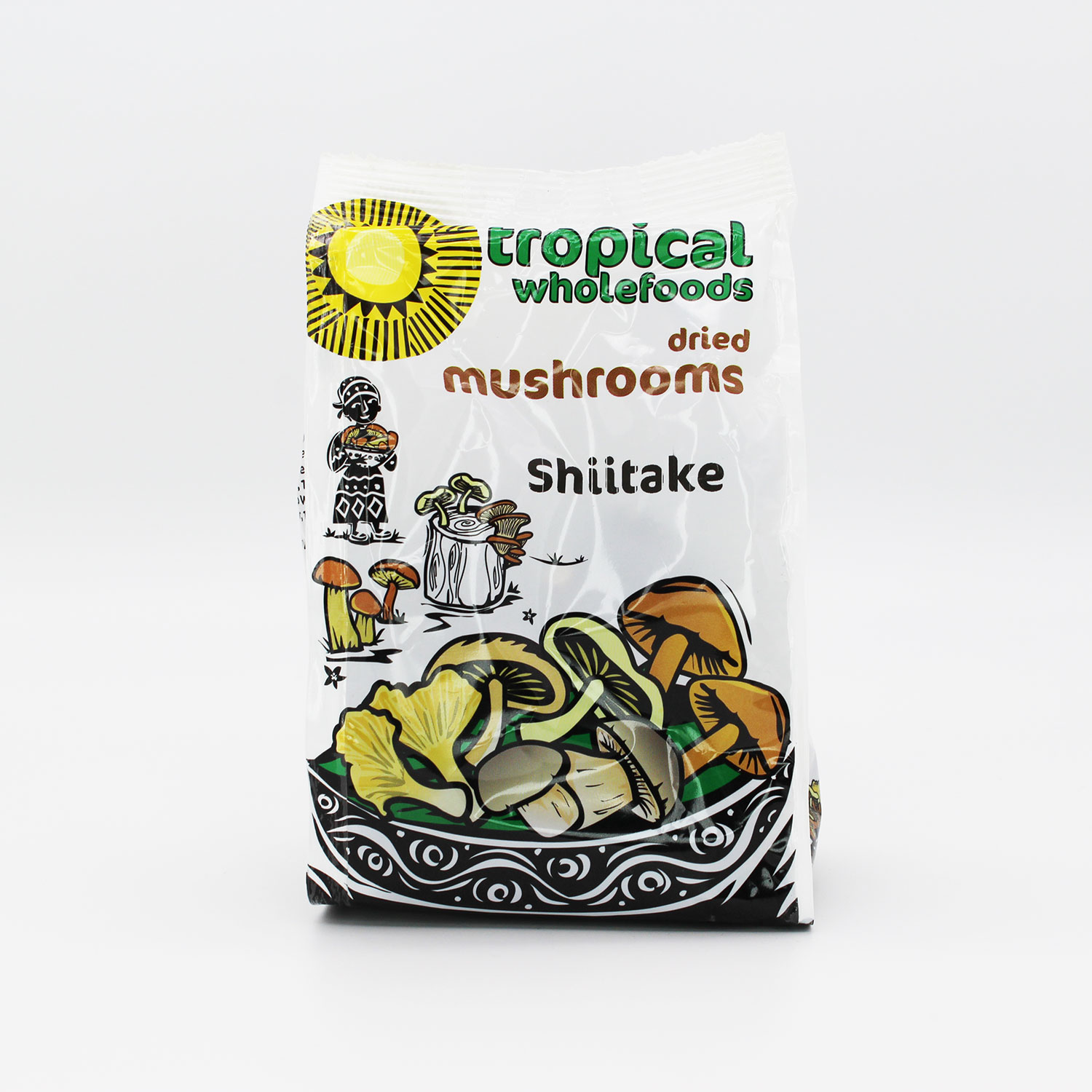 Tropical Wholefoods Shiitake Mushrooms 50g Organic To Your Door 1104