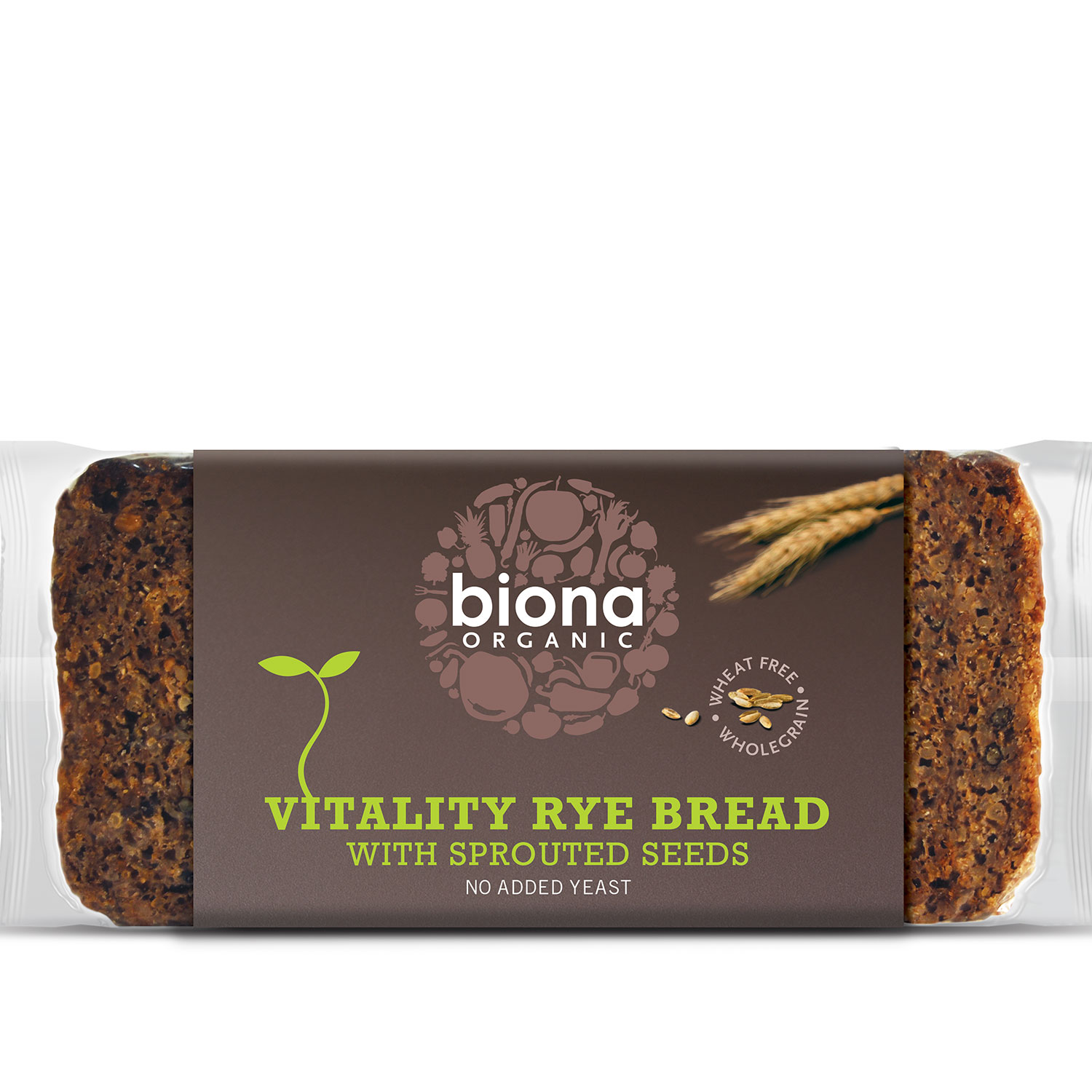 Biona Organic Vitality Rye Bread (500g) Organic to your Door