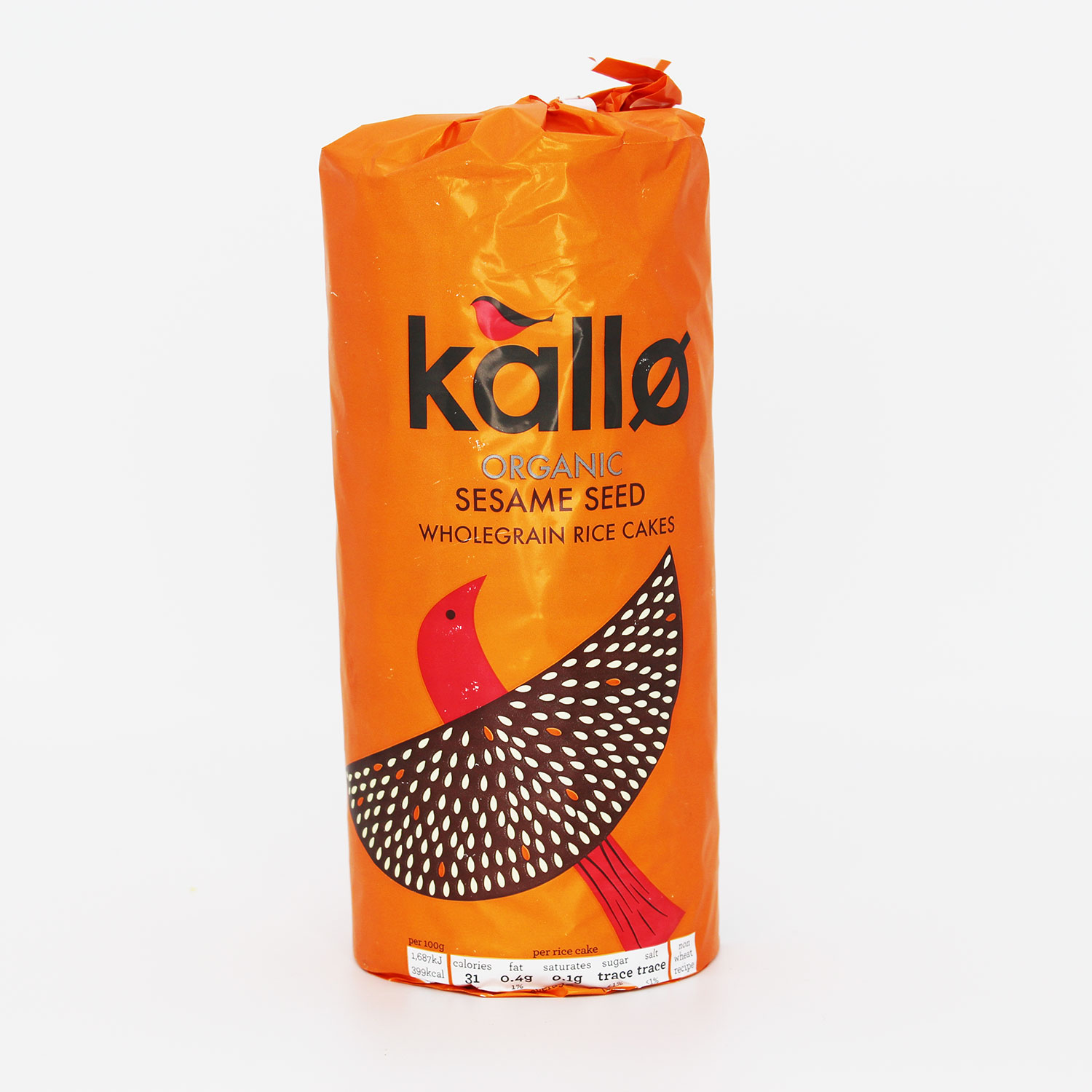 Kallo Organic Rice Cakes Sesame (130g) Organic to your Door