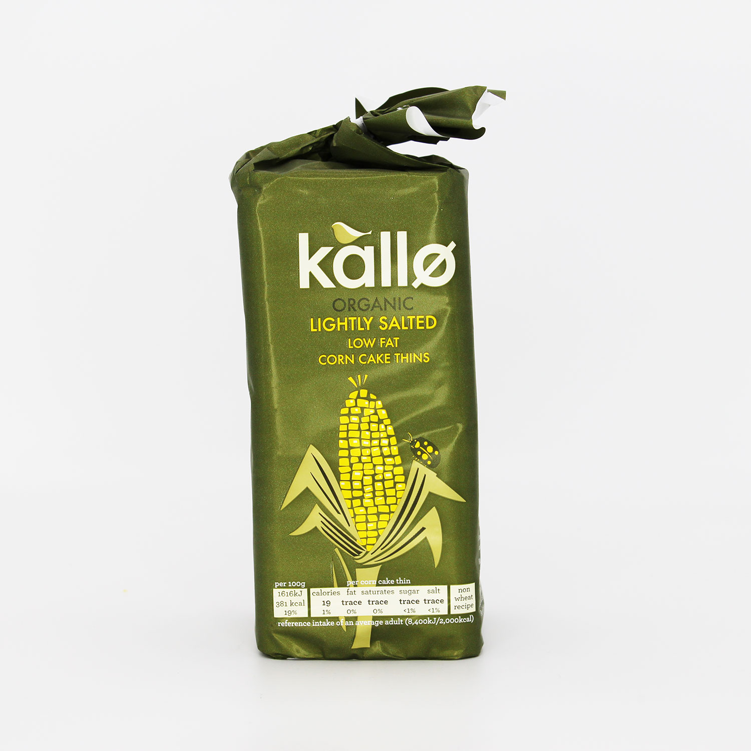Kallo Organic Corn Cake Thins (130g) Organic to your Door