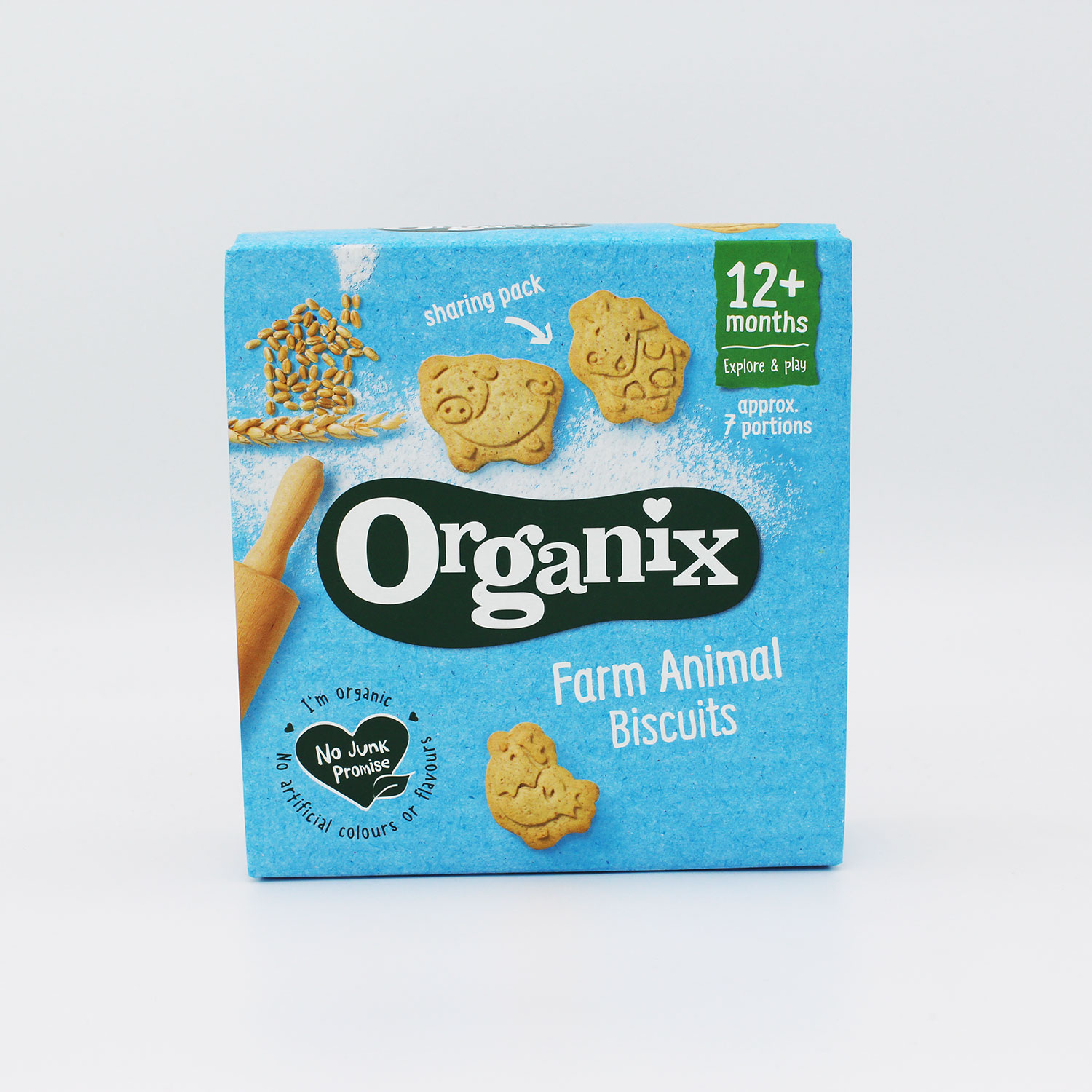 Organix Organic Farm Animal Biscuits (100g) Organic to your Door