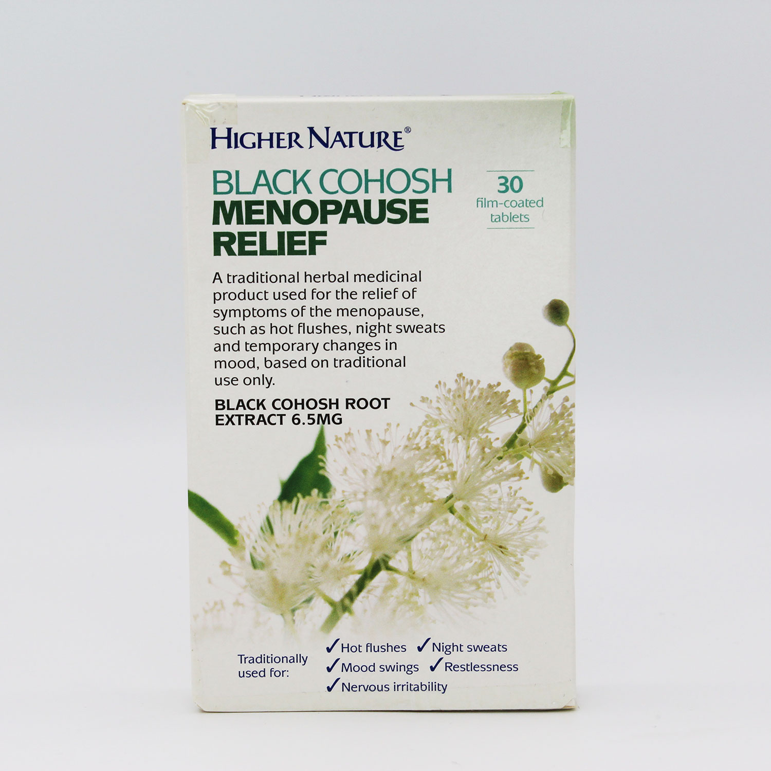 Higher Nature Black Cohosh Menopause Relief (30s) Organic to your Door