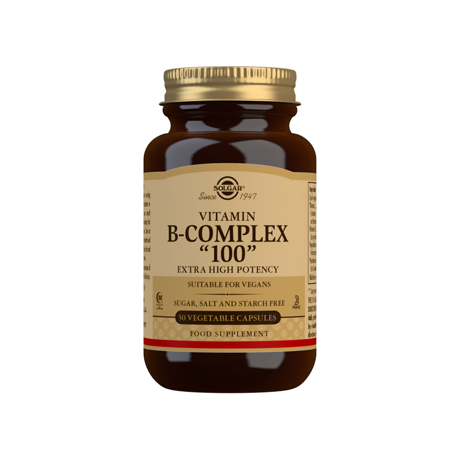 Solgar B Complex - 100 (50s) - Organic To Your Door