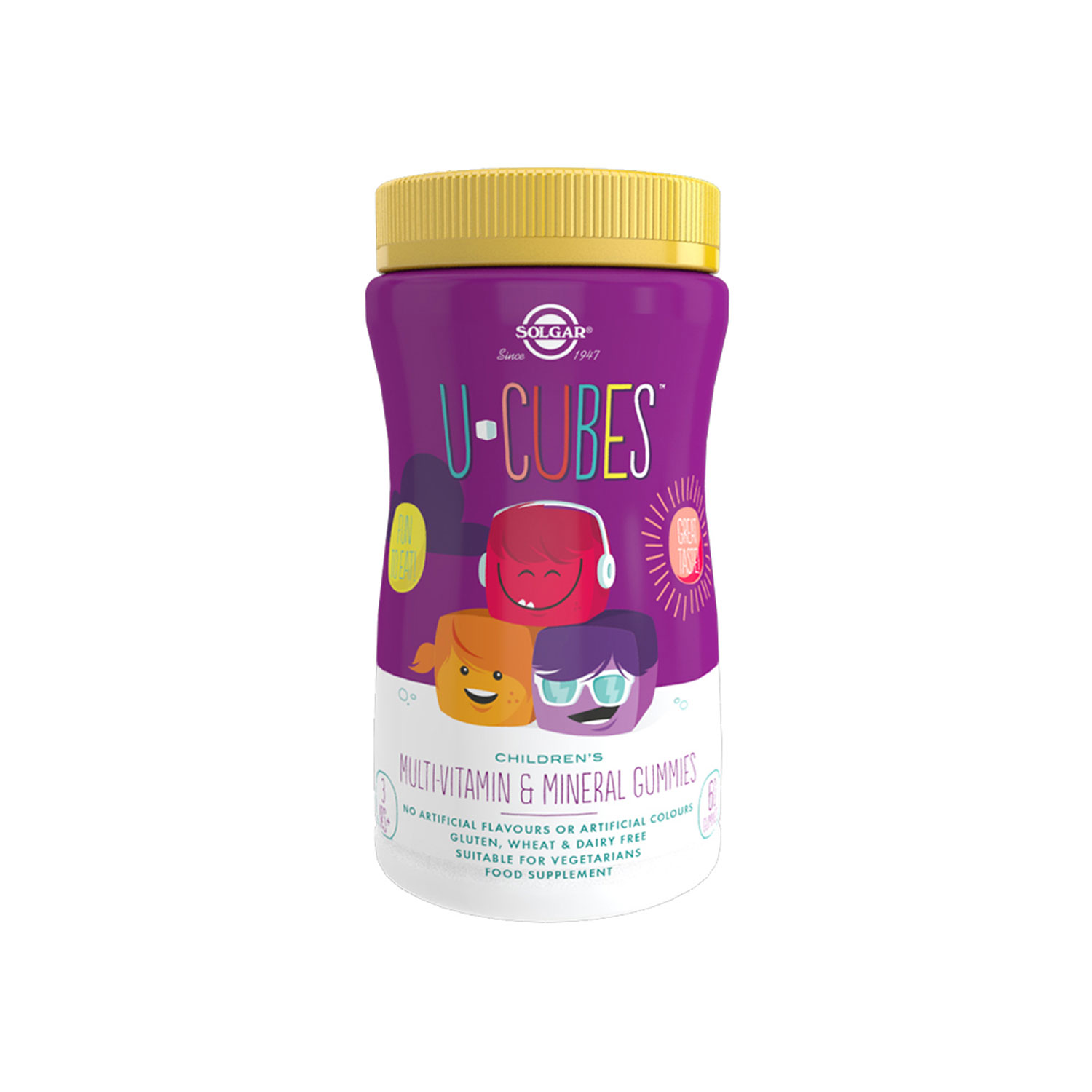 Solgar UCubes Children's Multivitamin & Mineral Gummies (60s