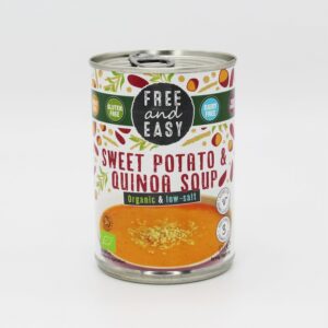 Free & Easy Organic Sweet Potato & Quinoa Soup (400g) - Organic to your door