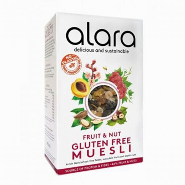 Alara Fruit & Nut Gluten Free Muesli (475g) - Organic to your door