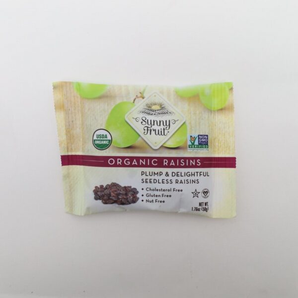 Sunny Fruit Organic Soft Raisins (50g) - Organic to your door