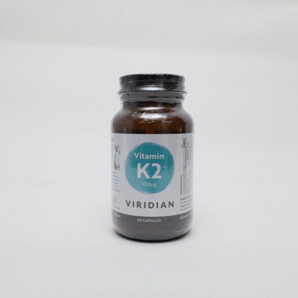 Viridian Vitamin K2 100ug (60s) - Organic to your door