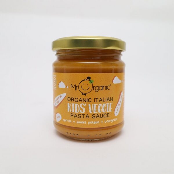 Mr Organic Kids Veggie Pasta Sauce – Sweet Potato (200g) - Organic to your door