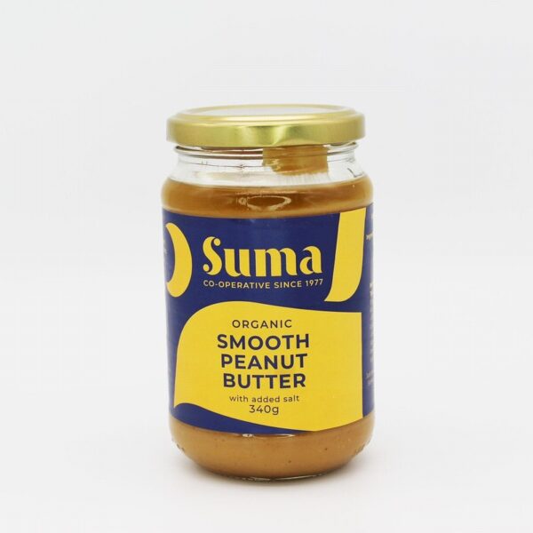 Suma Organic Peanut Butter – Smooth (340g) - Organic to your door