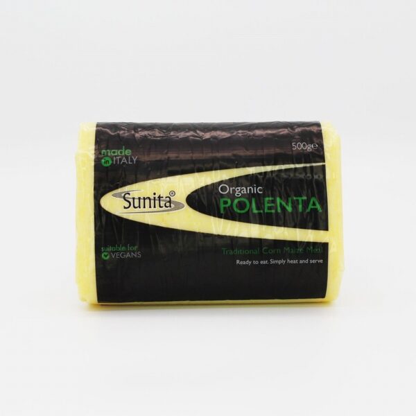 Sunita Organic Cooked Polenta (500g) - Organic to your door