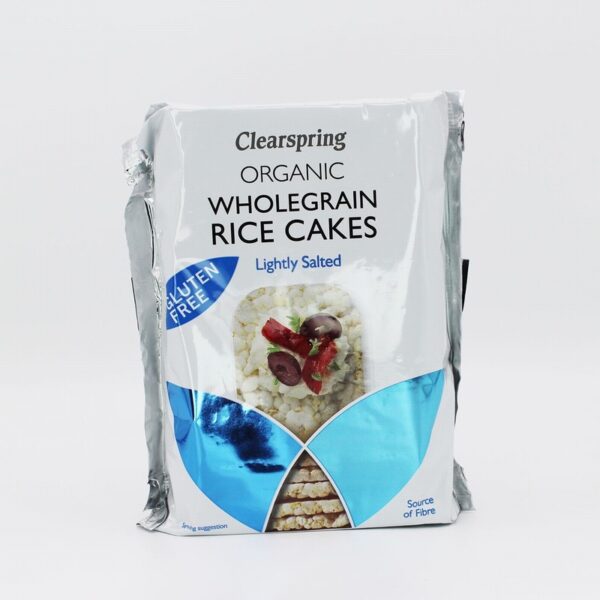 Clearspring Organic Rice Cakes – Salted (130g) - Organic to your door