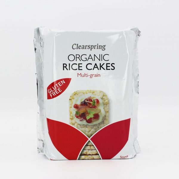 Clearspring Organic Rice Cakes – Multigrain (130g) - Organic to your door