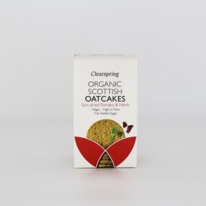 Clearspring Organic Oatcakes Sundried Tomato & Herb (200g) - Organic to your door