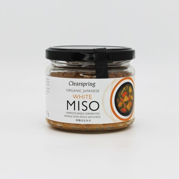 Clearspring Organic Japanese White Miso (270g) - Organic to your door