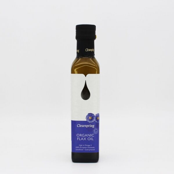 Clearspring Organic Flax Oil (250ml) - Organic to your door