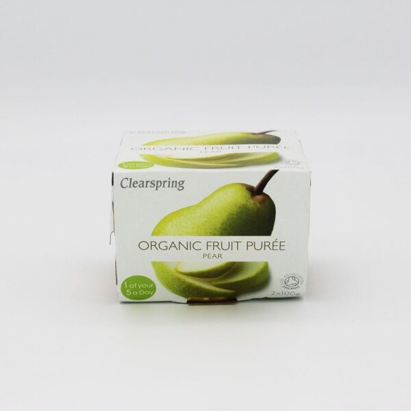 Clearspring Organic Fruit Puree – Pear (2x100g) - Organic to your door