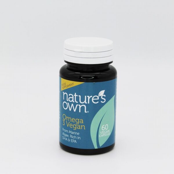 Nature’s Own Vegan Omega 3 (60s) - Organic to your door