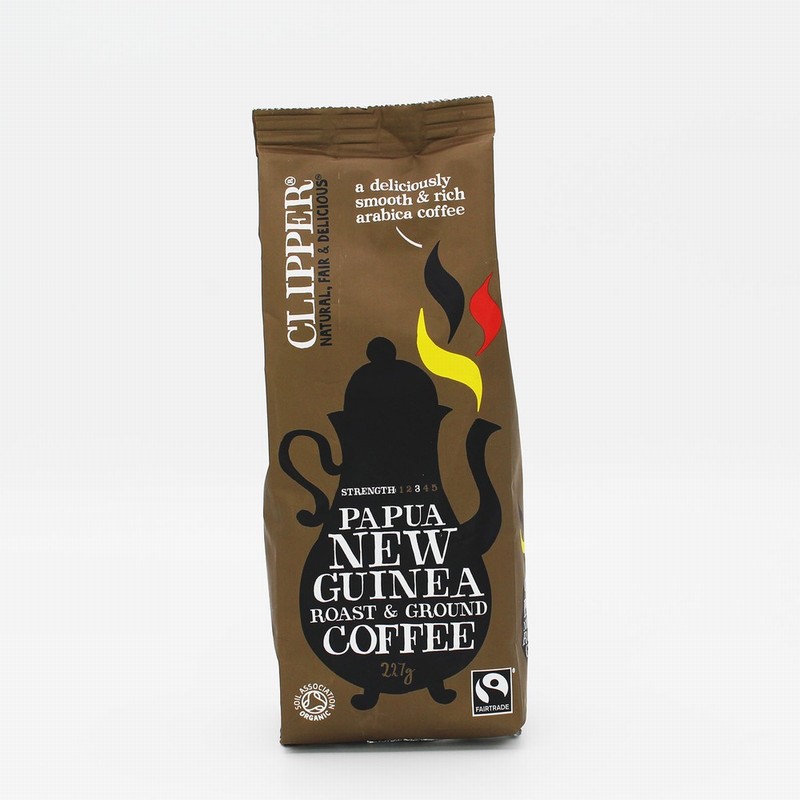 Clipper Organic Coffee – Papua New Guinea (227g) - Organic to your door