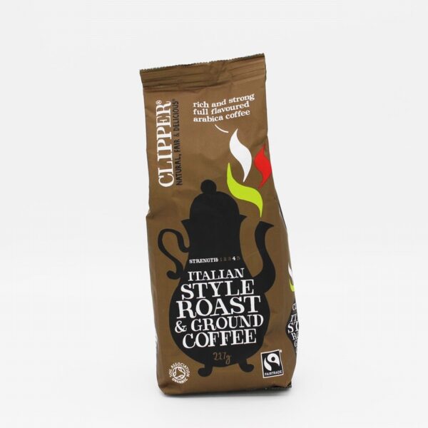 Clipper Organic Coffee – Italian Style (227g) - Organic to your door