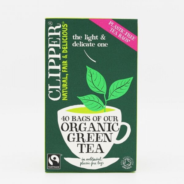 Clipper Organic Green Tea (40s) - Organic to your door