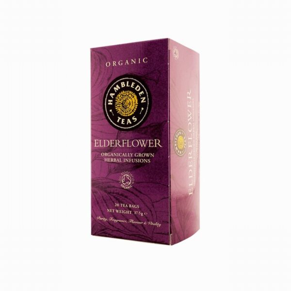 Hambleden Herbs Organic Elderflower Tea (20s) - Organic to your door