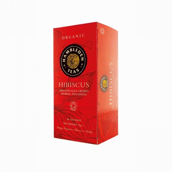 Hambleden Herbs Organic Hibiscus Tea (20s) - Organic to your door