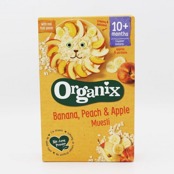 Organix Organic Banana  Peach & Apple Muesli (200g)