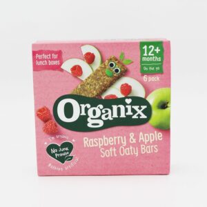 Organix Goodies Organic Apple & Raspberry Oaty Bars (6x30g) - Organic to your door