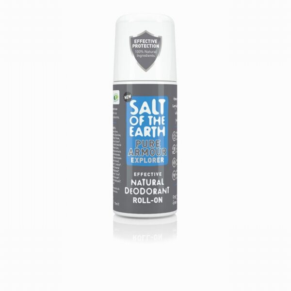 Salt of the Earth Deodorant Roll On – Pure Armour Explorer(75ml) - Organic to your door