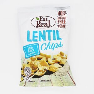 Eat Real Lentil Chips – Salt (113g) - Organic to your door