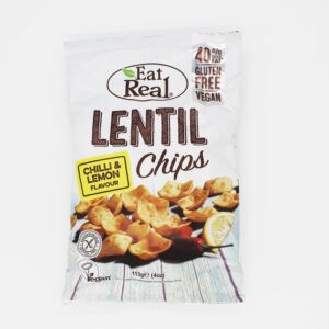 Eat Real Lentil Chips –  Chilli & Lemon (113g) - Organic to your door