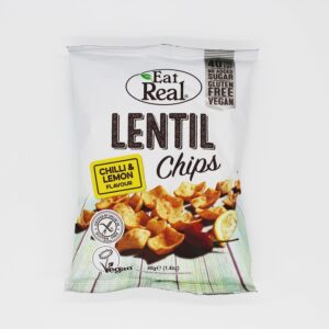 Eat Real Lentil Chips – Chilli & Lemon (40g) - Organic to your door