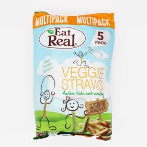 Eat Real Kiddie Veggie Straws (5x20g) - Organic to your door