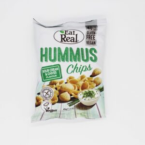 Eat Real Hummus Chips – Sour Cream & Chives (45g) - Organic to your door