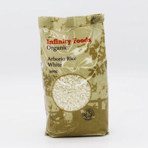 Infinity Organic White Arborio Rice (500g) - Organic to your door