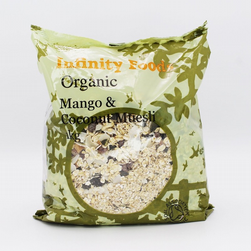 Infinity Organic Mango & Coconut Muesli (1kg) - Organic to your door