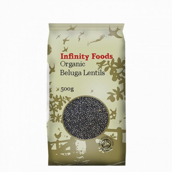 Infinity Organic Beluga Lentils (500g)