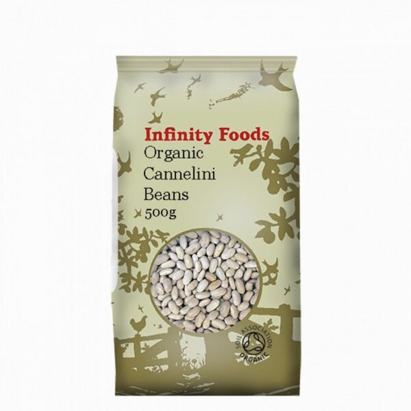 Infinity Organic Cannelini Beans (500g) - Organic to your door