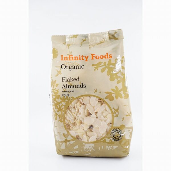 Infinity Organic Flaked Almonds (250g) - Organic to your door