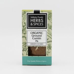 Infinity Organic Spices – Ground Cumin (25g) - Organic to your door