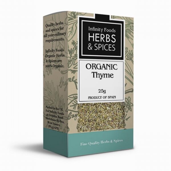 Infinity Organic Herbs – Thyme (25g) - Organic to your door