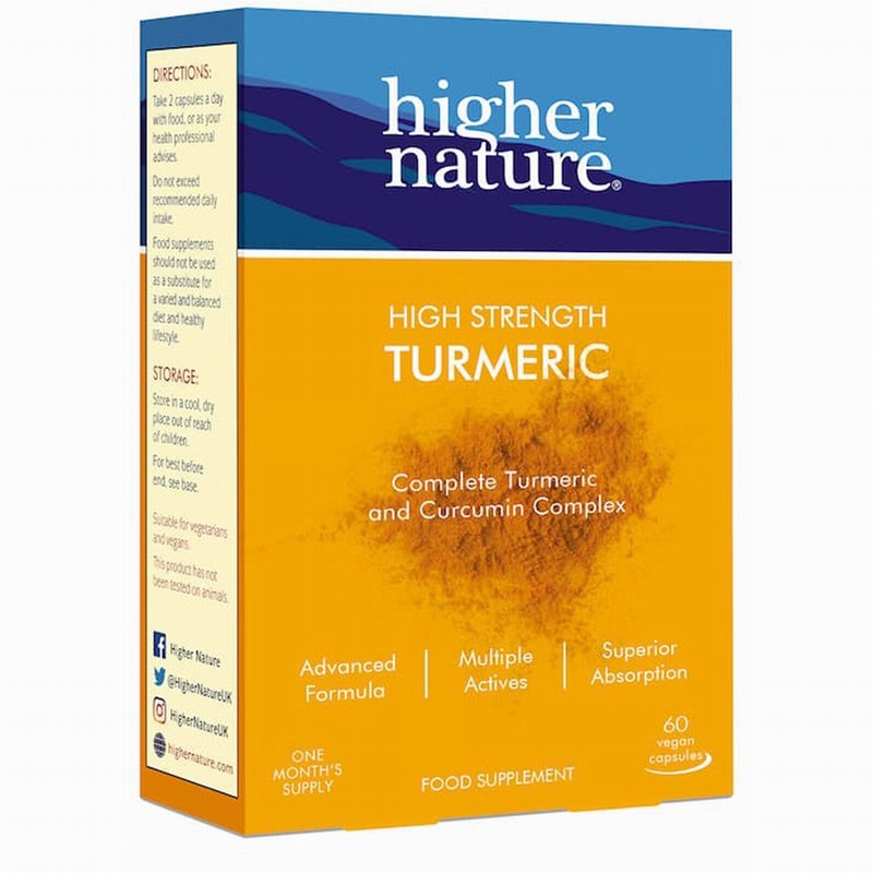 Higher Nature Turmeric (60s) - Organic to your door