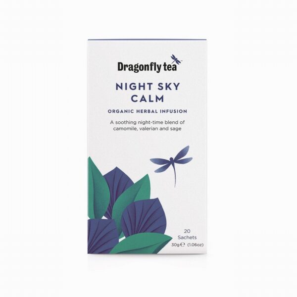 Dragonfly Organic Tea – Night Sky Calm (20s) - Organic to your door