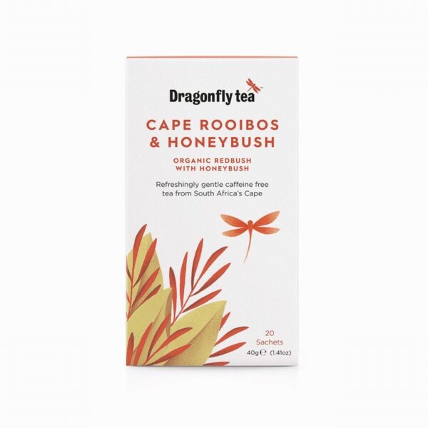 Dragonfly Organic Tea – Cape Rooibos & Honeybush (20s) - Organic to your door