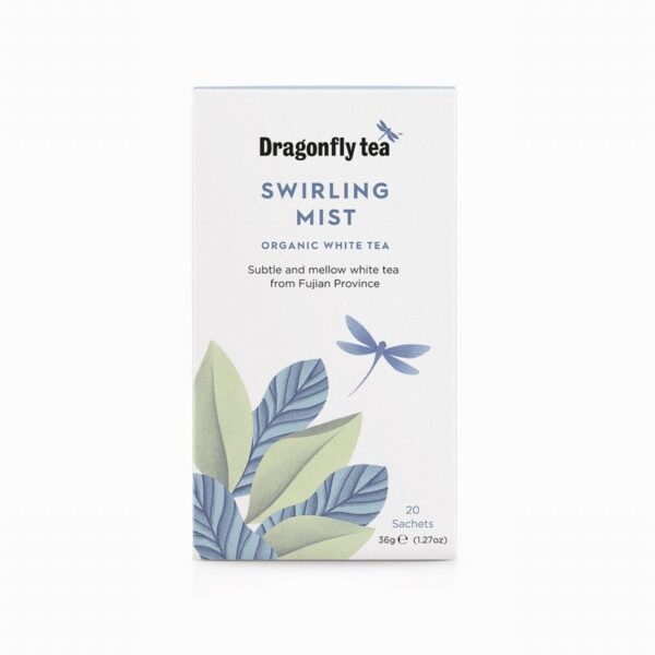 Dragonfly Organic Swirling Mist White Tea (20s) - Organic to your door